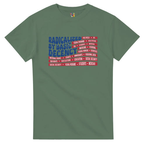 Radicalized by basic decency. Flag