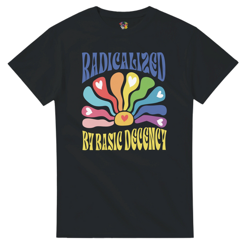 Radicalized by Basic Decency. Colors